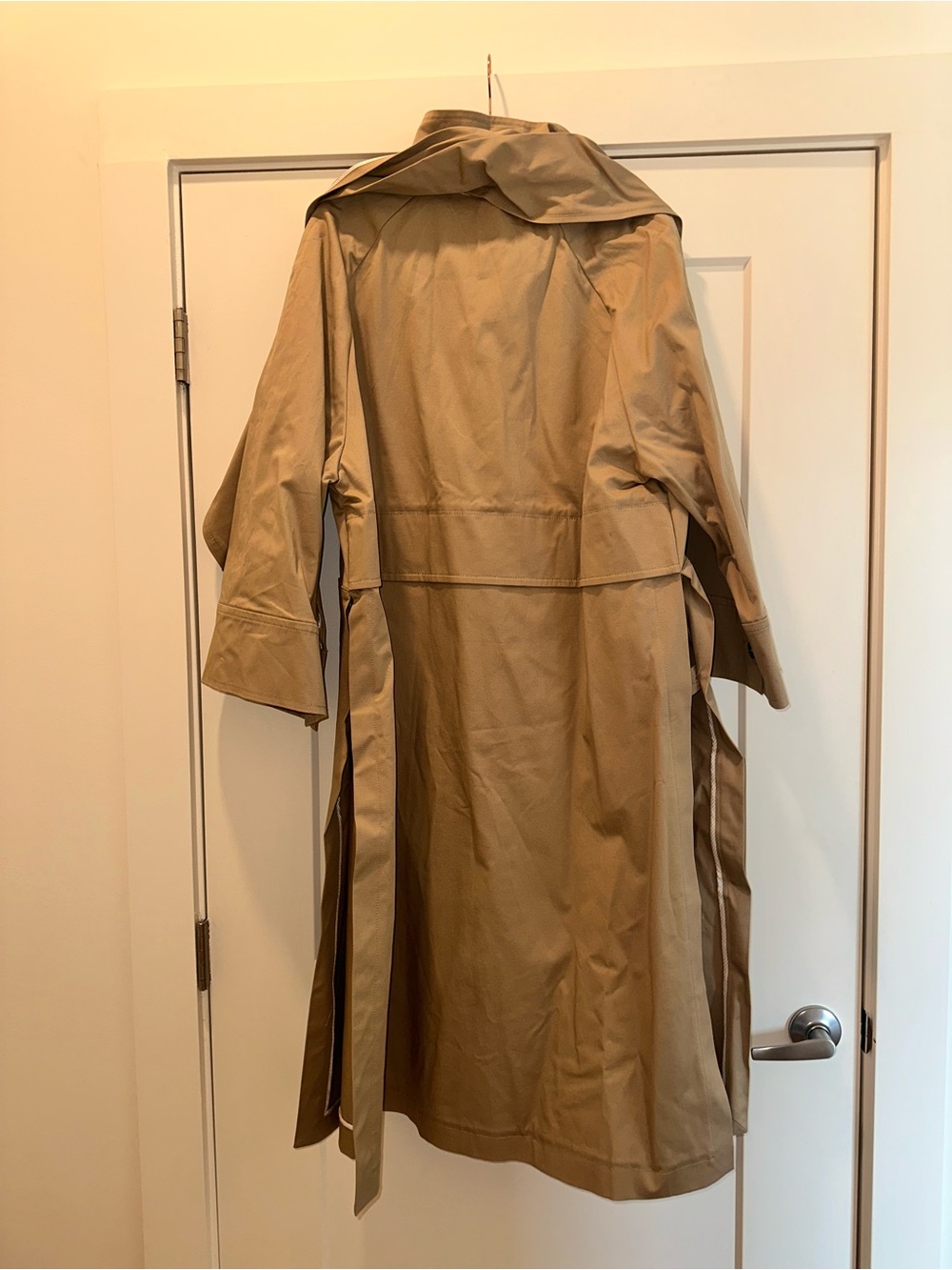 ZARA OVERSIZE TRENCH COAT WITH SCARF ZW LIMITED EDITION NEW SS26 Size M - Picture 14 of 15